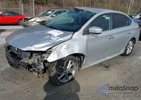 2013 Nissan Sentra Sr из США, поврежденный, VIN 3N1AB7AP8DL661032